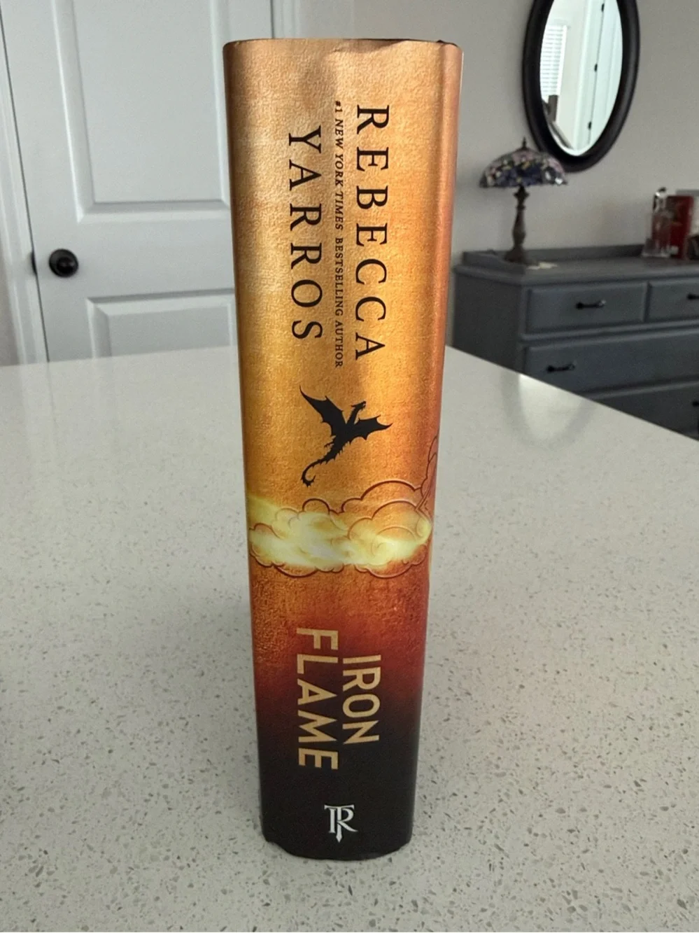 Iron Flame by Rebecca Yarros — Orange & Black Hardcover - Picture 4 of 4